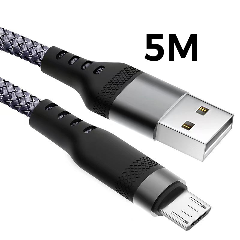 Cable de carga rápida prolongado y duradero