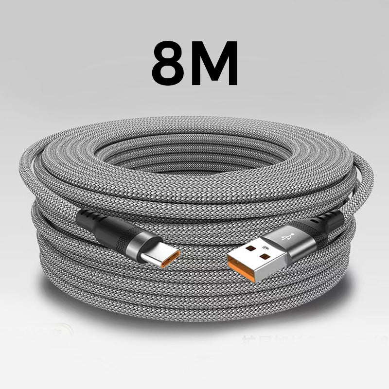 Cable de carga rápida prolongado y duradero