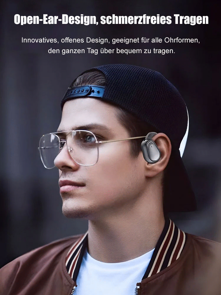 Auriculares Bluetooth con conducción ósea