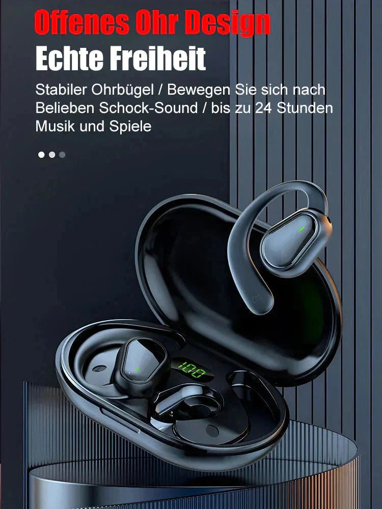 Auriculares Bluetooth con conducción ósea