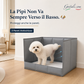 🐾 Sanita para cães com 3 paredes anti-salpicos ✨ Protege o chão e as paredes, dobrável e ocupa pouco espaço