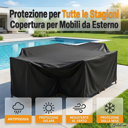 🔥 PROMOÇÃO QUENTE DE 2026 + MAIS DE 50 MIL UNIDADES VENDIDAS ! Capa impermeável para mobiliário de exterior – Tecido Oxford 210D, resistente aos raios UV e ao vento. Protege conjuntos de pátio, mobiliário de jardim e almofadas da chuva, do sol e do pó. 🪑✨