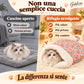🐾 50% DE DESCONTO AGORA! 🔥 Cama aconchegante para gatos e cães — em pelúcia e lavável na máquina, perfeita para proporcionar conforto e calor ao seu animal de estimação ✨