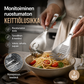 Colher de cozinha multifuncional em aço inoxidável – resistente e elegante para a cozinha!