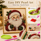 💞Mais de 50 mil unidades vendidas!🎄✨ 50% de desconto! Kit de pintura com pérolas e diamantes DIY para o Natal – 5 designs festivos, contas em relevo 3D e moldura de exposição incluídas. Uma obra-prima natalícia cintilante para a tua parede! 🖼️🎨