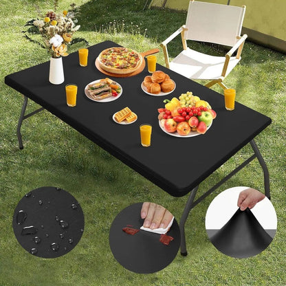 🌸 50% DE DESCONTO por tempo limitado! ✨Capa elástica para mesa, compatível com mesas de 4ft/6ft/8ft