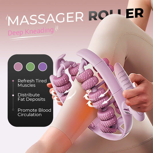 🔥 Rolo de massagem para pés - Alívio muscular extremo 💆‍♀️✨