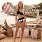 🌺 EU S-XL 🏖️ Conjunto de biquíni feminino com padrão floral e cintura alta 🌊👙