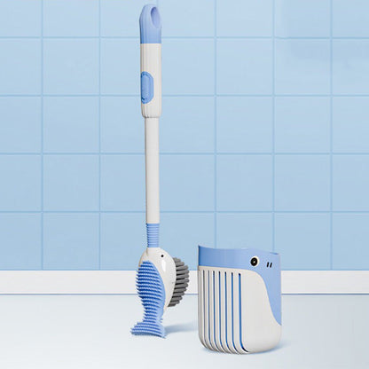 🚽Conjunto de escovas para limpeza de sanitas com ventosa de parede