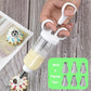 🎂🛒 -50%! 🍰 Kit de pistola para decorar bolos em aço inoxidável – Conjunto completo com 18 bicos e pontas – Decore o interior e o exterior.