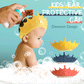 👶🛒 -50%! 🛁 Gorro de banho impermeável para bebé – PP + TPE, ajustável e com coroa com motivos de desenhos animados