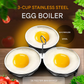 🎁 50 % DE DESCONTO AGORA MESMO!🥚 Cozedor de ovos em aço inoxidável — em aço inoxidável 304 de qualidade alimentar🏠✅