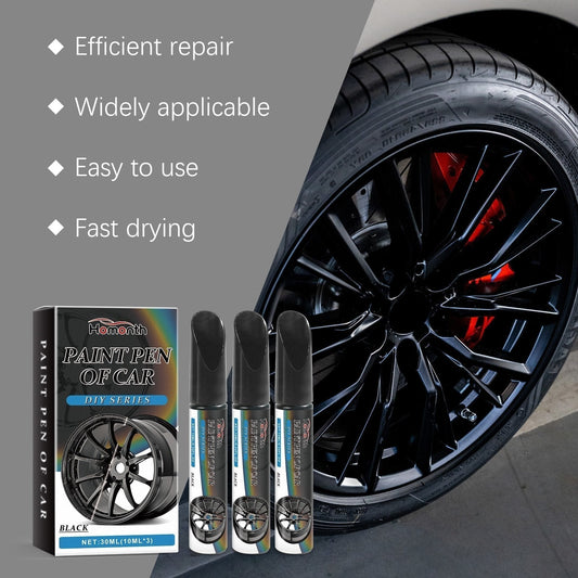 🎨 PROMOÇÃO RELÂMPAGO -50%! 🚗 Kit de caneta para reparação de jantes – Verniz + 3 x 10 ml para retoques precisos – Fórmula resistente a lascas, aplicação sem pingos – Ideal para riscos e pequenos impactos 🖌️✨
