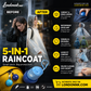 ⏰🎉 Compre 1 e ganhe 1 grátis! 🎉 — Capa de chuva descartável em forma de mini-bola ☔🧥