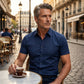 👔 50% DE DESCONTO ✨ Camisa para homem inamassável e sem necessidade de engomar – Tecido técnico respirável, conforto ideal – Estilo versátil para o escritório e o quotidiano – sempre impecável sem esforço ⚡