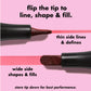 💄✏️Marcador de contorno labial e.l.f Main Stain - Ferramenta de longa duração para uma definição precisa dos lábios (Acessório de maquilhagem para beleza e cuidados pessoais)