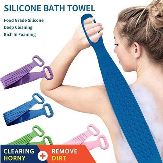 Escova de limpeza corporal em silicone HydratBath