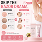 ⏰ PROMOÇÃO RELÂMPAGO DE VERÃO – 50% DE DESCONTO ☀️ Obtenha uma pele suave como a de um bebé num instante! Creme depilatório nutritivo que remove os pêlos suavemente e refina a textura da pele. Aproveite para fazer as suas compras agora! 🧴💖