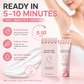 ⏰ PROMOÇÃO RELÂMPAGO DE VERÃO – 50% DE DESCONTO ☀️ Obtenha uma pele suave como a de um bebé num instante! Creme depilatório nutritivo que remove os pêlos suavemente e refina a textura da pele. Aproveite para fazer as suas compras agora! 🧴💖