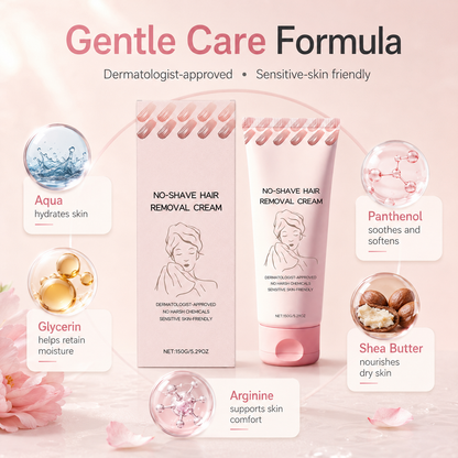 ⏰ PROMOÇÃO RELÂMPAGO DE VERÃO – 50% DE DESCONTO ☀️ Obtenha uma pele suave como a de um bebé num instante! Creme depilatório nutritivo que remove os pêlos suavemente e refina a textura da pele. Aproveite para fazer as suas compras agora! 🧴💖