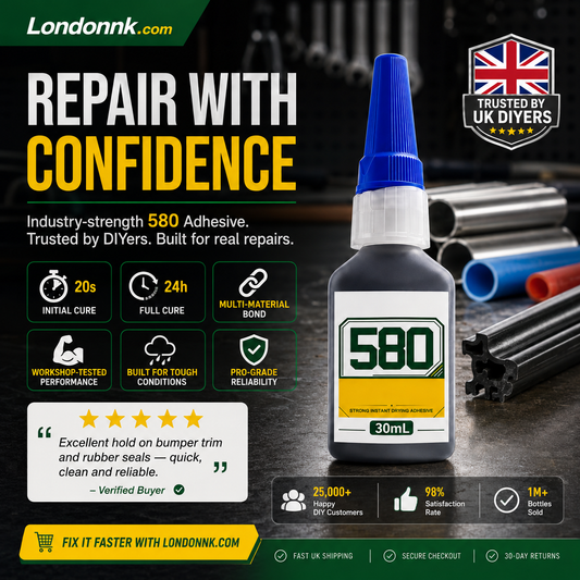 🛠️ Cola instantânea – cola metal, plástico e borracha. Endurece em 20 s, resistente às intempéries e aos impactos. 30 ml. -50 %! 🔧✨