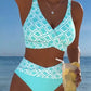 👙Conjunto de biquíni de duas peças com cintura alta para mulher 🌊