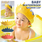 👶🛒 -50%! 🛁 Gorro de banho impermeável para bebé – PP + TPE, ajustável e com coroa com motivos de desenhos animados