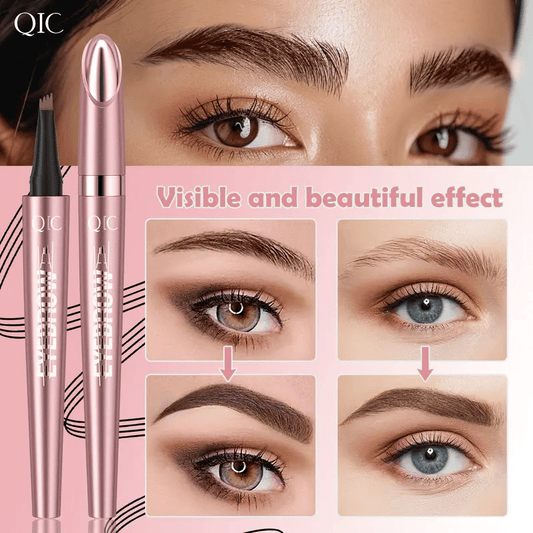 💞Mais de 50 mil unidades vendidas!💥✏️ Compre 1 e ganhe 1 grátis! ✨ Lápis de sobrancelhas 3D para microblading – Ponta de 4 fios, à prova de água e traços naturais semelhantes aos dos cabelos 🖌️