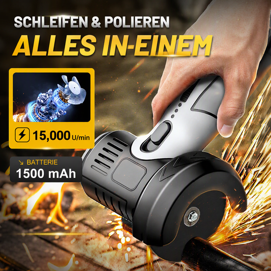 📢📢50% DE DESCONTO!!⏰Mini-esmeril angular de 12 V – Com disco de corte e design compacto ✨