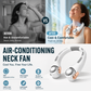 🥳PROMOÇÃO DE 2026🥳💨 50% DE DESCONTO!🍃 Ventilador de pescoço com ar condicionado – Ultra-silencioso, rotação de 360°, 3 velocidades. Refresco sem usar as mãos, bateria de longa duração. Imprescindível para o verão! 😎🌬️