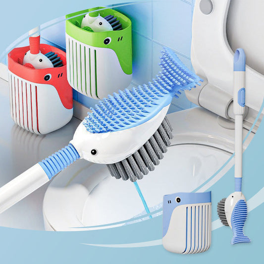🚽Conjunto de escovas para limpeza de sanitas com ventosa de parede
