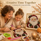 💞Mais de 50 mil unidades vendidas!🎄✨ 50% de desconto! Kit de pintura com pérolas e diamantes DIY para o Natal – 5 designs festivos, contas em relevo 3D e moldura de exposição incluídas. Uma obra-prima natalícia cintilante para a tua parede! 🖼️🎨