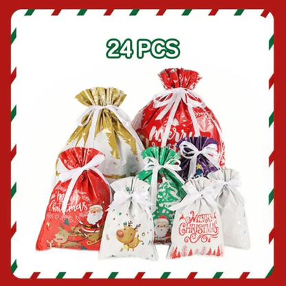 🎅🎁O melhor saco de presente de Natal com cordão do mundo💝Ideal para todos os presentes💝