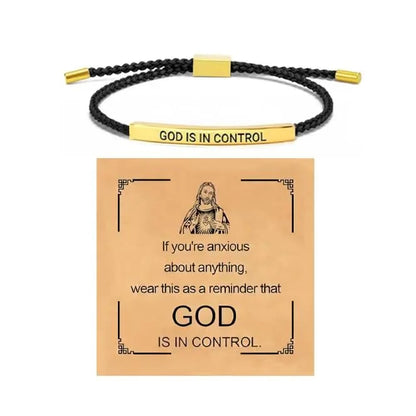 ✨ Pulseira Inspire «Deus está no controlo»🎁