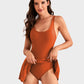 👙Última chance: 50% DE DESCONTO💃Maiô feminino de uma peça com controle de barriga e fechamento com nó