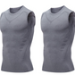💪 Camisola de treino elástica para homem – modeladora, de secagem rápida e respirável