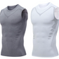 💪 Camisola de treino elástica para homem – modeladora, de secagem rápida e respirável