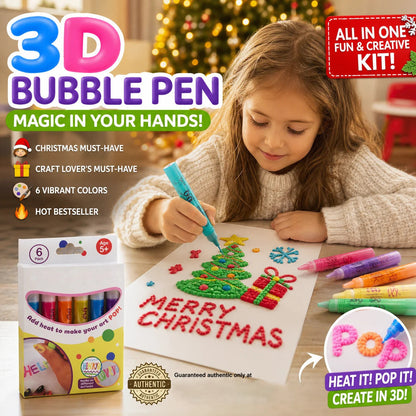 💥ÚLTIMO DIA: COMPRE 1 E GANHE 1 GRÁTIS!!🎁🔮Caneta Mágica – Desenhe em 3D com um único traço!🎄 Canetas de desenho DIY Bubble Popcorn e Compre 3, Pague 2 🔥