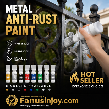 ✨Novidade - 🔥50% de desconto por tempo limitado! 🖌️Renove as superfícies pintadas com uma simples pulverização!✨🏠Tinta prateada metálica à base de água com pincel incorporado💥👍