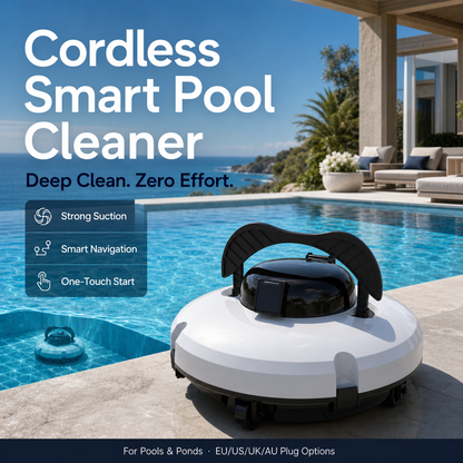 🏊‍♂️Desconto de 50% no último dia🤖🧹Limpador robótico sem fios para piscina