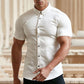 👔 50% DE DESCONTO ✨ Camisa para homem inamassável e sem necessidade de engomar – Tecido técnico respirável, conforto ideal – Estilo versátil para o escritório e o quotidiano – sempre impecável sem esforço ⚡
