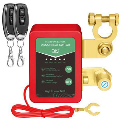 🚗⚡ Remotamente controlado interruptor da bateria do veículo