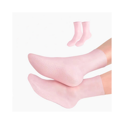 🌟 Cuidados perfeitos para os pés: meias de silicone hidratantes que vais adorar!