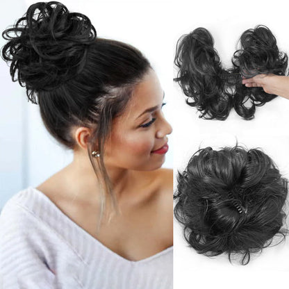🌺Acessório para o cabelo Messy Side Comb Clip In Bun🌺Promoção em destaque🌺
