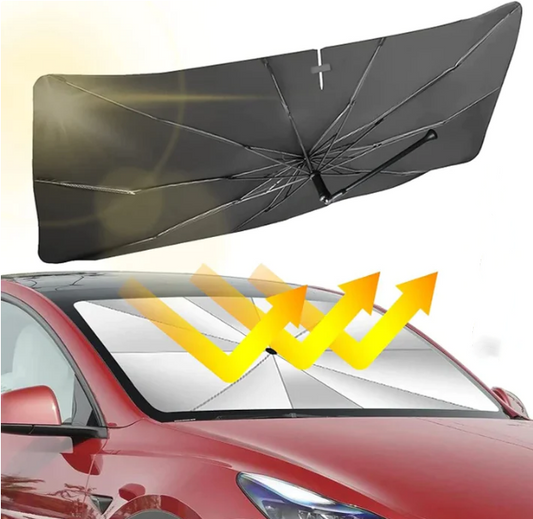 🏖️🚗☂️Guarda-sol para pára-brisas de carro - Pára-brisas dobrável com proteção UV para carro (proteção térmica)