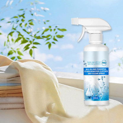 🔥👕 Removedor de manchas potente em spray para roupa – eliminação rápida de manchas difíceis