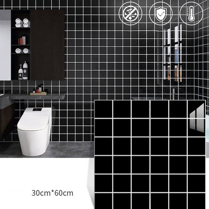 🏠💧 Autocolantes de parede com efeito de azulejo, impermeáveis e resistentes à humidade, para cozinha e casa de banho