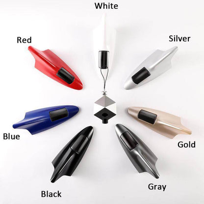 🦈 DESCONTO DE 50% POR TEMPO LIMITADO! ⚡ Luz de aviso solar para automóvel em forma de barbatana de tubarão – ativada por vibração, 4 cores de LED, fácil de colar ✨