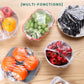 ✨🥗 -50%! 💥Sacos para conservação da frescura – 100 unidades reutilizáveis, PEHD/PEBD e com elásticos.