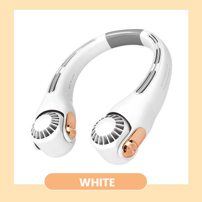 🥳PROMOÇÃO DE 2026🥳💨 50% DE DESCONTO!🍃 Ventilador de pescoço com ar condicionado – Ultra-silencioso, rotação de 360°, 3 velocidades. Refresco sem usar as mãos, bateria de longa duração. Imprescindível para o verão! 😎🌬️